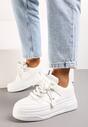 Sneakerși Albi cu Perforatie și Decorațiune Detașabilă din Cauciuc Ursuleț Ildeos