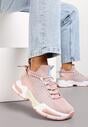 Sneakers Roz Tricou Cu Talpă Groasă Și Carâmb Tip Șosetă Xille