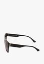 Czarne Duże Okulary Przeciwsłoneczne Typu Kocie Oko z Filtrem UV Vunirra