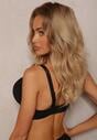 Czarny Biustonosz z Efektem Push Up Quinata