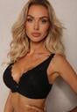 Czarny Biustonosz z Efektem Push Up Quinata