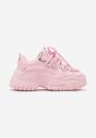 Sneakers Roz Lasandre cu Platforma Joasa si Sireturi Groase