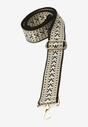 Jasnozielony Regulowany Pasek do Torebki z Metalowym Zapięciem Harpa