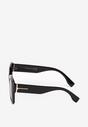 Czarne Okulary Przeciwsłoneczne w Typie Cat Eye Fetella