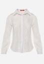 Cămașă Brodată Albă cu Mânecă Reglabilă cu Nasturi Illviana