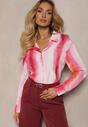 Camasa Clasica Alb-Fuchsia Tie-Dye Analera de la