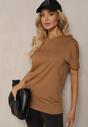 Tricou clasic Detima din bumbac maro