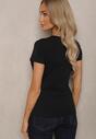 Tricou Negru din Bumbac cu Mânecă Scurtă Civa