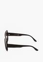 Czarne Okulary Przeciwsłoneczne Duże w Streetwearowym Stylu Moalixia