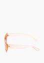 Różowe Designerskie Okulary Przeciwsłoneczne z Filtrem UV z Lekkiego Tworzywa Quesdia