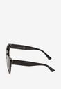 Czarne Oryginalne Okulary Przeciwsłoneczne Cat Eye Nleasa