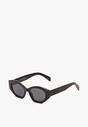Czarne Okulary Przeciwsłoneczne w Typie Cat Eye Effiaria