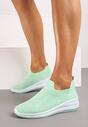 Verde Casual Pantofi Sportivi Talpă Plată fără Închidere Adalora