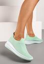 Verde Casual Pantofi Sportivi Talpă Plată fără Închidere Adalora