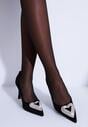 Pantofi stiletto Evabellea Negri