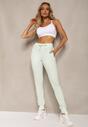 Pantaloni sport Mentă Ivemia cu Elastic în Talie