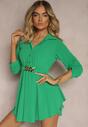Rochie Verde Deschis Clos Lanț Uvolia