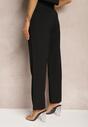 Pantaloni eleganti negri Vonlea cu croială largă