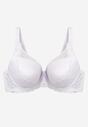 Sutien Alb Push-Up cu Dantelă Delicată Foralia