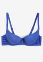 Sutien Push-Up Bleumarin cu Bretele Reglabile Dimarinsa
