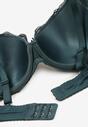 Sutien Verde Închis Cupe Full Cup Cu Dantelă Ellanis