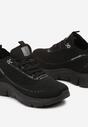 Czarne Sznurowane Buty Sportowe za Kostkę Vikiaria