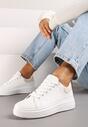 Sneakers Tialorae Alb cu bej
