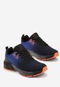 Granatowo-Niebieskie Buty Sportowe Sneakersy na Płaskiej Podeszwie ze Sznurowaniem Risaila
