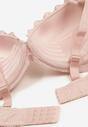 Sutien Push-Up Roz Chrisalia cu Dantelă