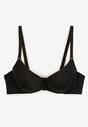 Sutien Negru cu Bretele Detașabile Full Cup Aristea