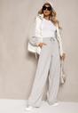 Pantaloni Gri de Trening Talie Înaltă cu Elastic Tiamalie