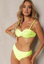 Bikini Galben Două Piese Sutien Paiete Chiloți Oreviana