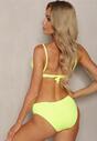 Bikini Galben Două Piese Sutien Paiete Chiloți Oreviana