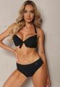 Negru Bikini Sutien Legat pe Gât Clasic Slip Hamefia
