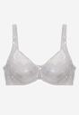 Sutien Gri Deschis Cu Dantelă Full Cup Cu Bretele Reglabile Dimela