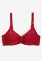 Sutien Bordeaux Cu Perforatii Full Cup Erreviana