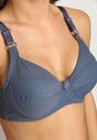 Sutien Full Cup Albastru cu Bretele Reglabile Vikole