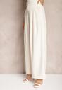 Pantaloni Costum Bej Deschis Cu Picior Larg Vikinne