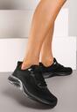 Sneakers Negri Pantofi Sport cu Șiret și Efect Ombre Vikillael