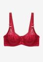 Sutien tip Full Cup cu dantelă Vikiisire visiniu