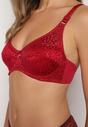 Sutien tip Full Cup cu dantelă Vikiisire visiniu