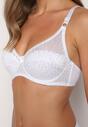 Sutien Alb Tip Full Cup cu Dantelă Vikiisire