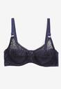 Sutien bleumarin tip Full Cup cu dantelă Vikiisire