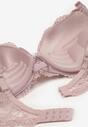 Sutien Push-Up Dantelă Roz Închis Felagia