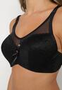 Sutien Negru Full Cup cu Bretele Reglabile și Dantelă Martinna