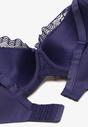 Sutien Albastru Bleu cu Dantelă Tinalle cu Bretele Reglabile