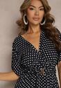 Rochie petrecută bleumarin asimetrică cu curea decorativă cu cataramă Eslefia