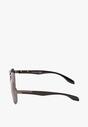 Ochelari de soare negri tip aviator Tasina