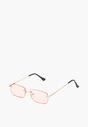 Ochelari de soare roz dreptunghiulari Ellelirese cu filtru UV