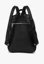 Rucsac Negru cu Barete Ajustabile cu Fermoar Decorativ Penatia